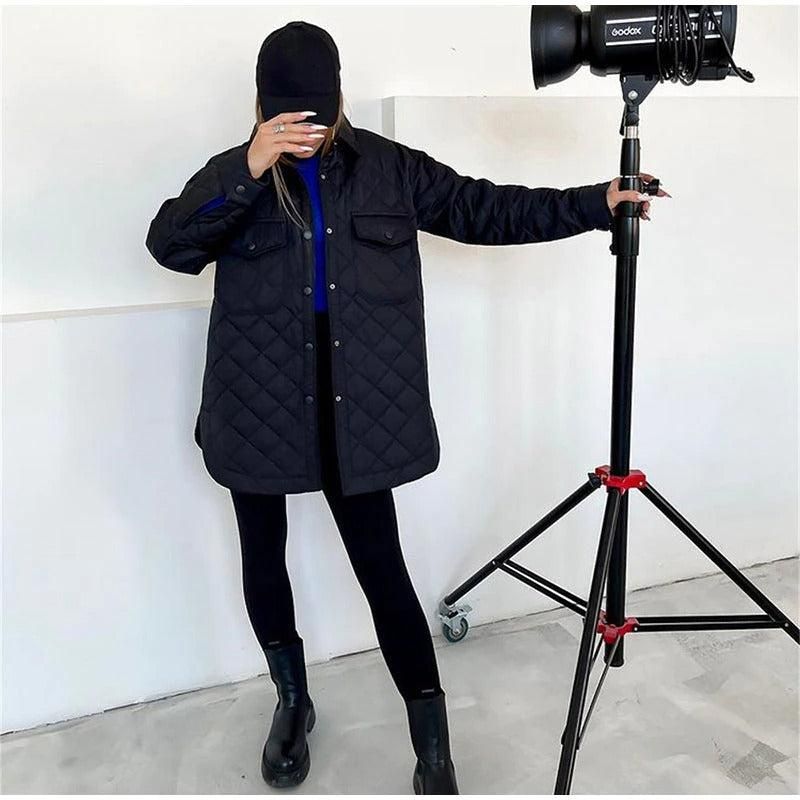 manteau élégant pour femme noir