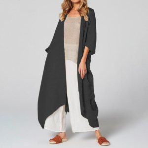 manteau été long style kimono