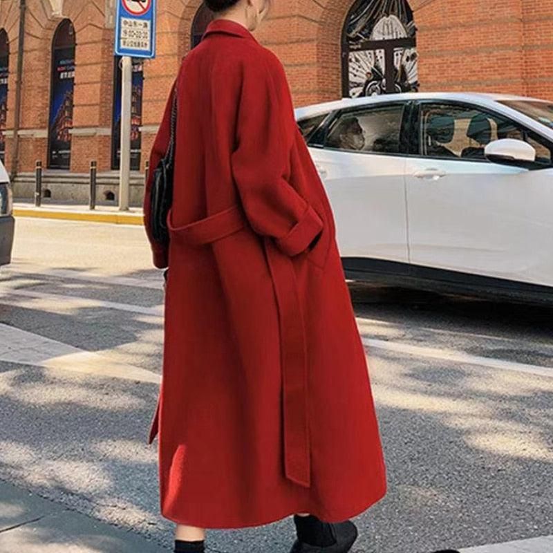 manteau femme rouge grande taille