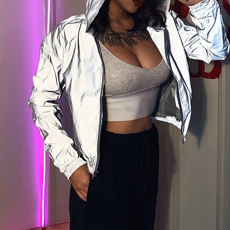 manteau fluorescent femme