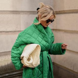 manteau hiver vert