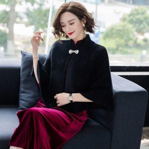 manteau kimono court