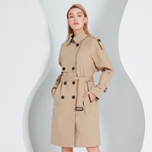 manteau kimono long beige