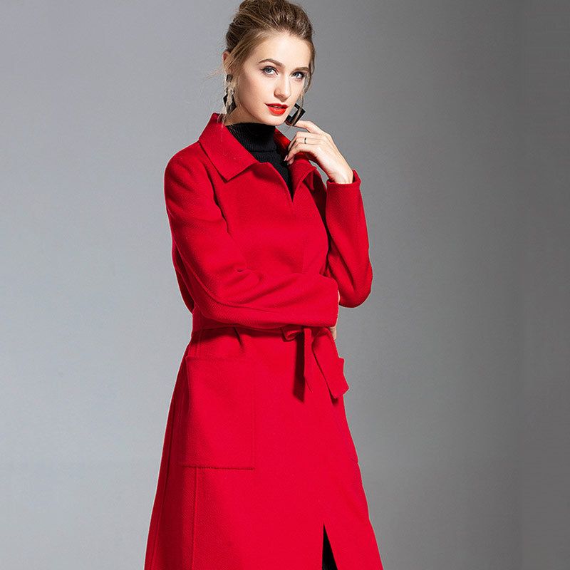 manteau kimono rouge
