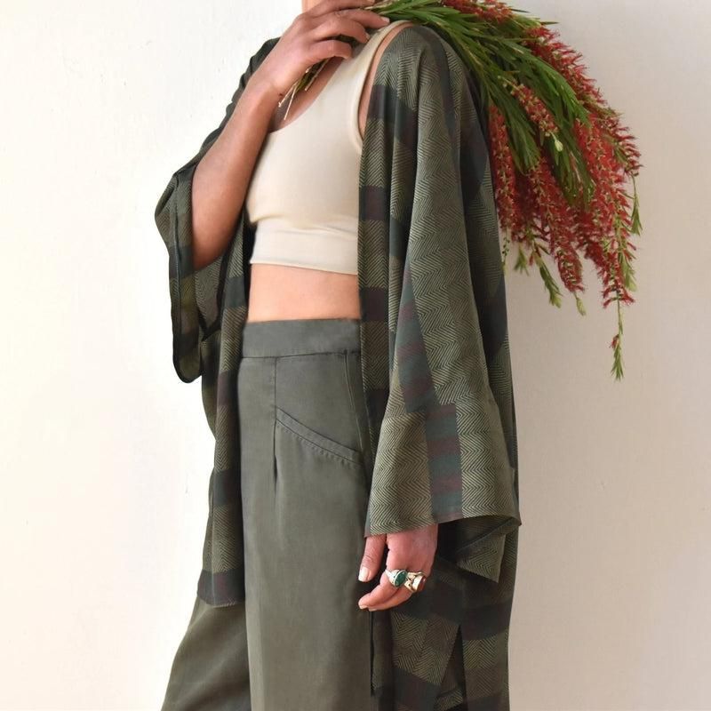 manteau léger style kimono