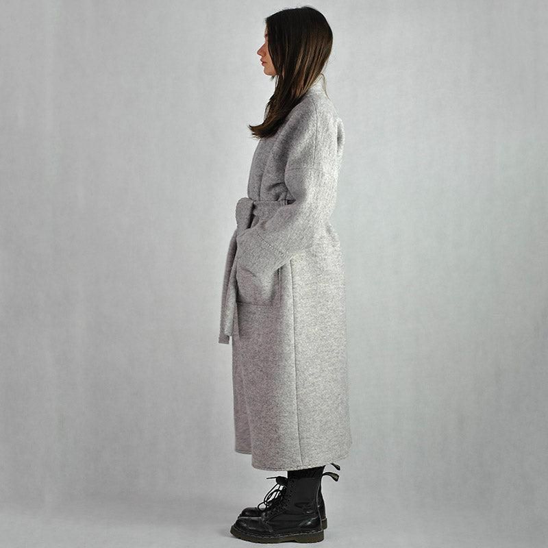 manteau long en laine