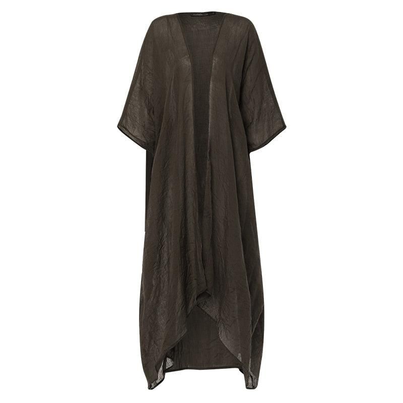 manteau long été style kimono