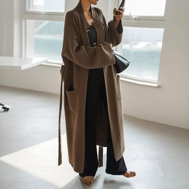 manteau marron élégant femme