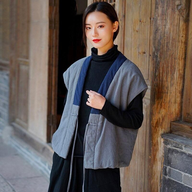 manteau matelassé style kimono