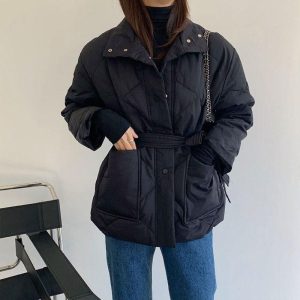 manteau mi long femme noir