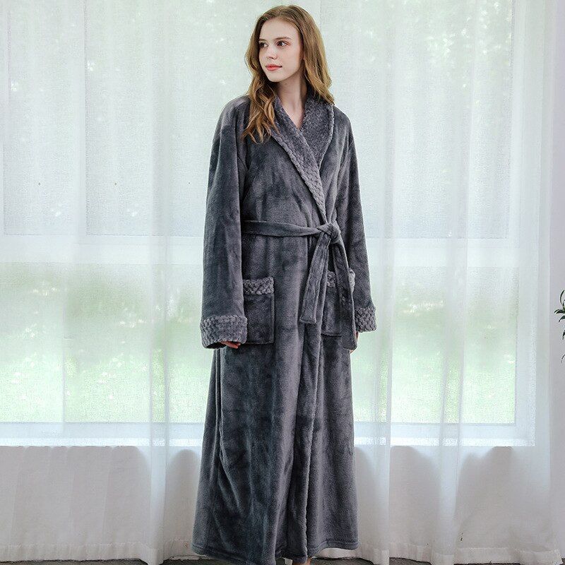 manteau peignoir femme noir