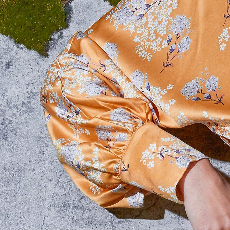 peignoir à motifs pour femme