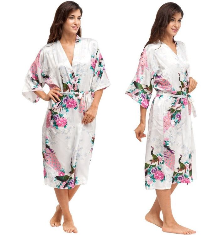 peignoir élégant avec motif