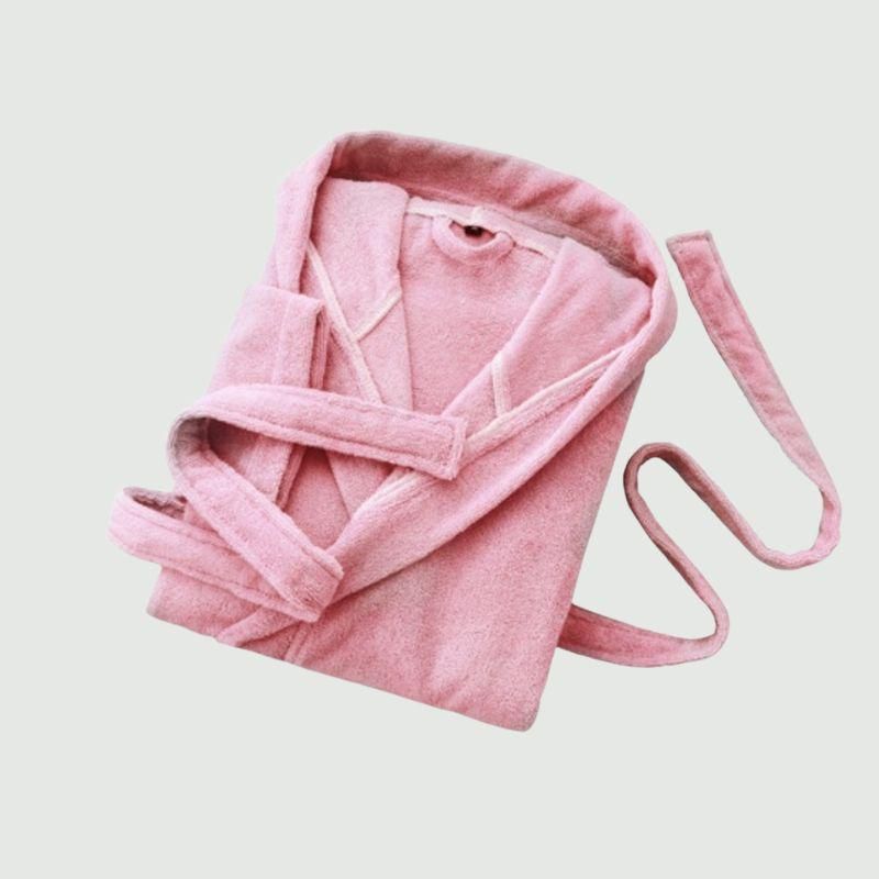 peignoir doux en coton femme
