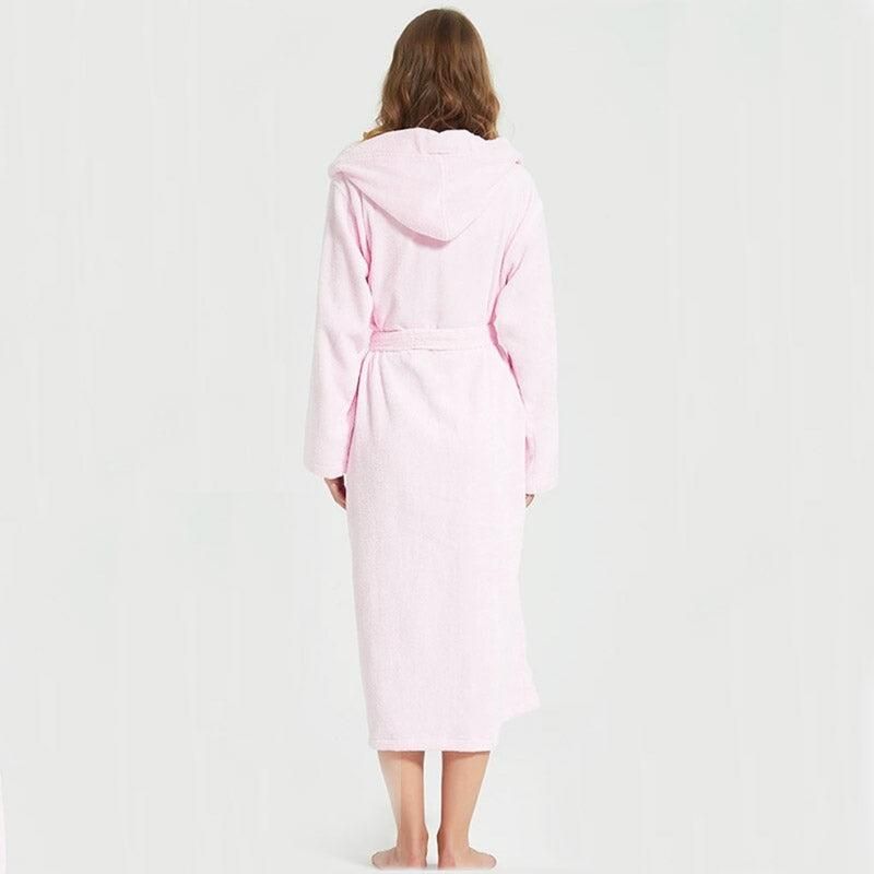 peignoir en coton pour femme