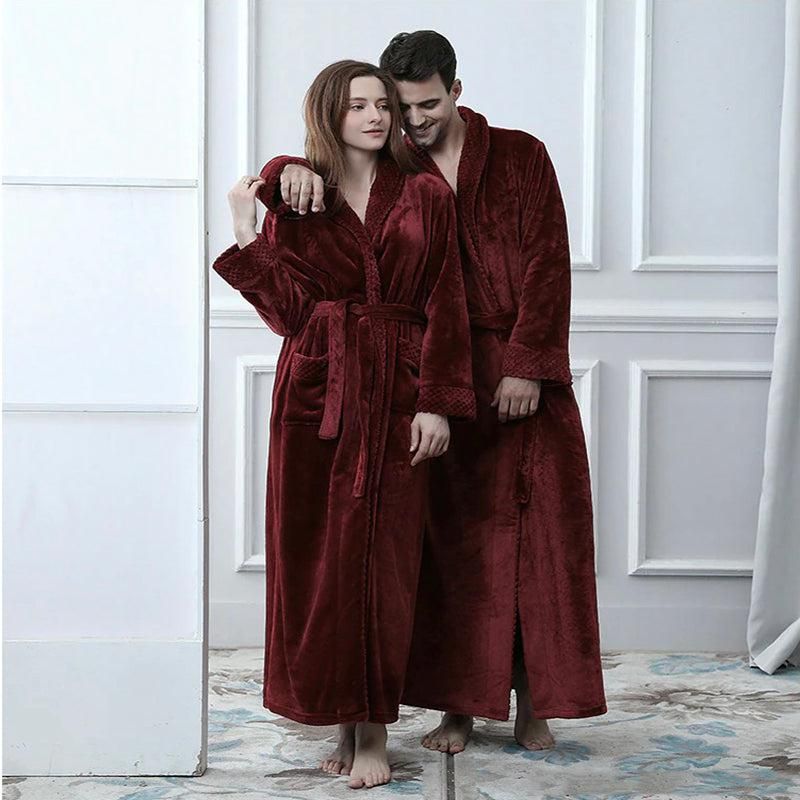 peignoir en velours pour homme