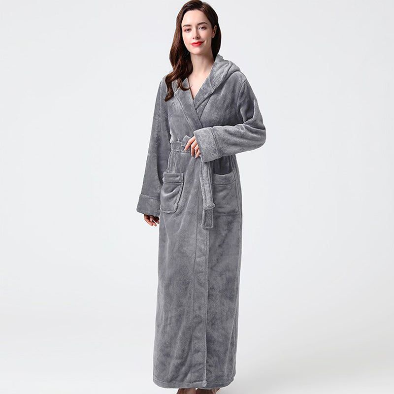 peignoir eponge velours femme