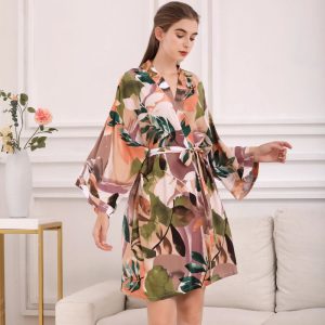 peignoir léger femme confort