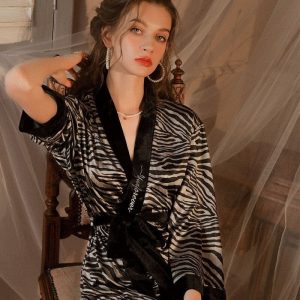 peignoir femme cocooning