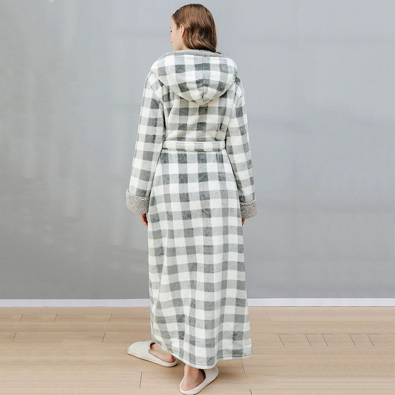 peignoir femme en tissu doudou