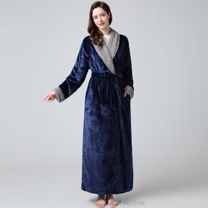peignoir femme très chaud