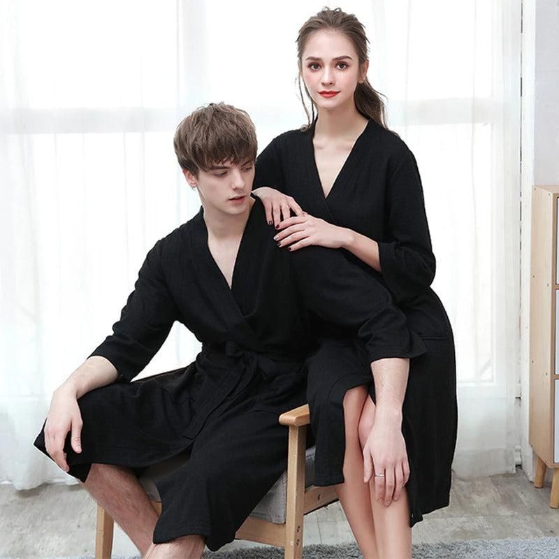 peignoir homme en coton
