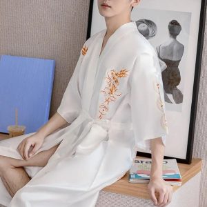 peignoir homme été court