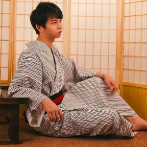peignoir homme kimono samouraï