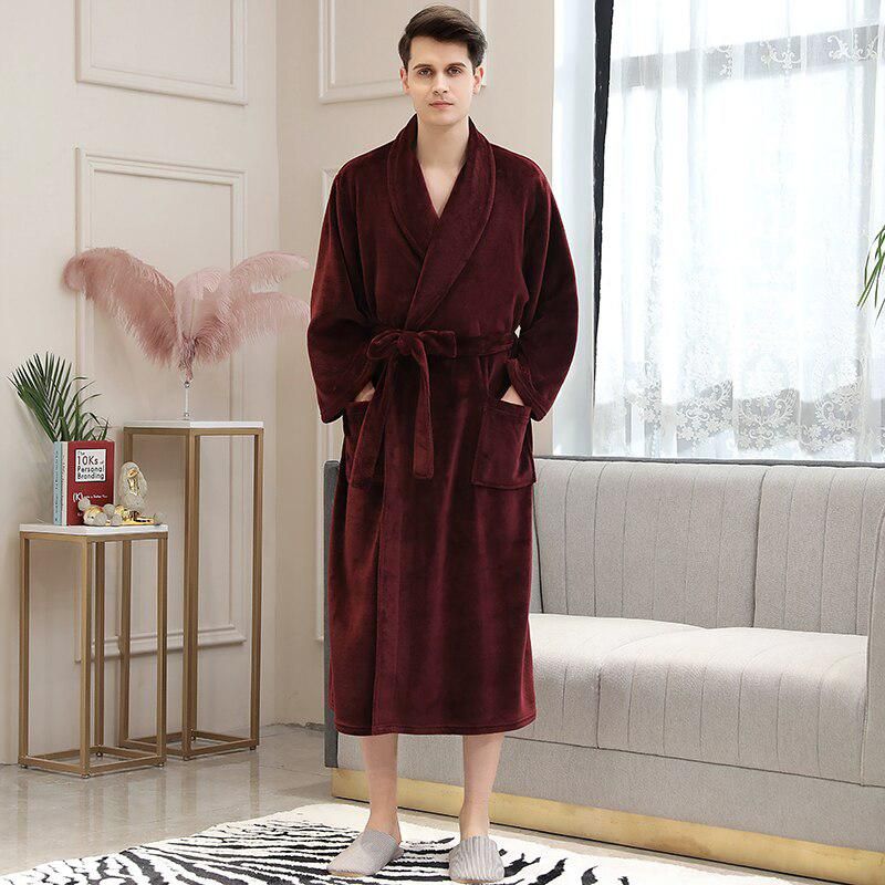 peignoir homme luxe velours