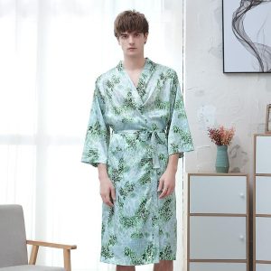 peignoir japonais kimono océan