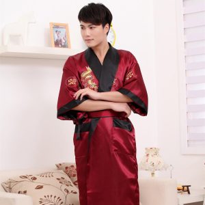 peignoir kimono chinois homme