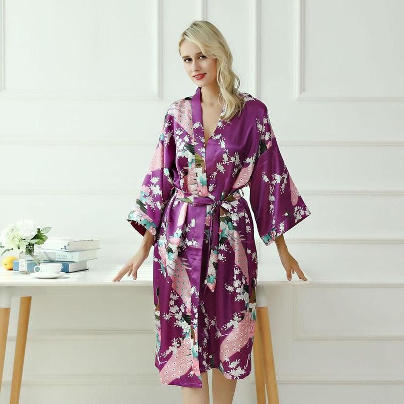 peignoir kimono japonais grande taille