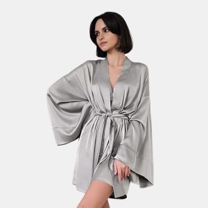 peignoir léger court femme