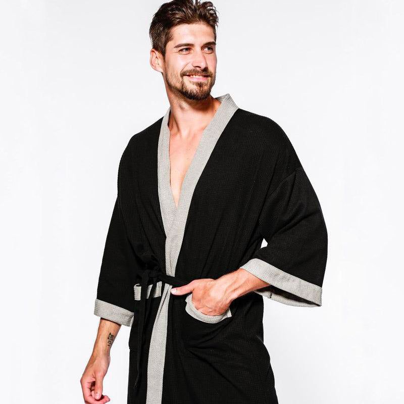 peignoir léger en coton pour homme