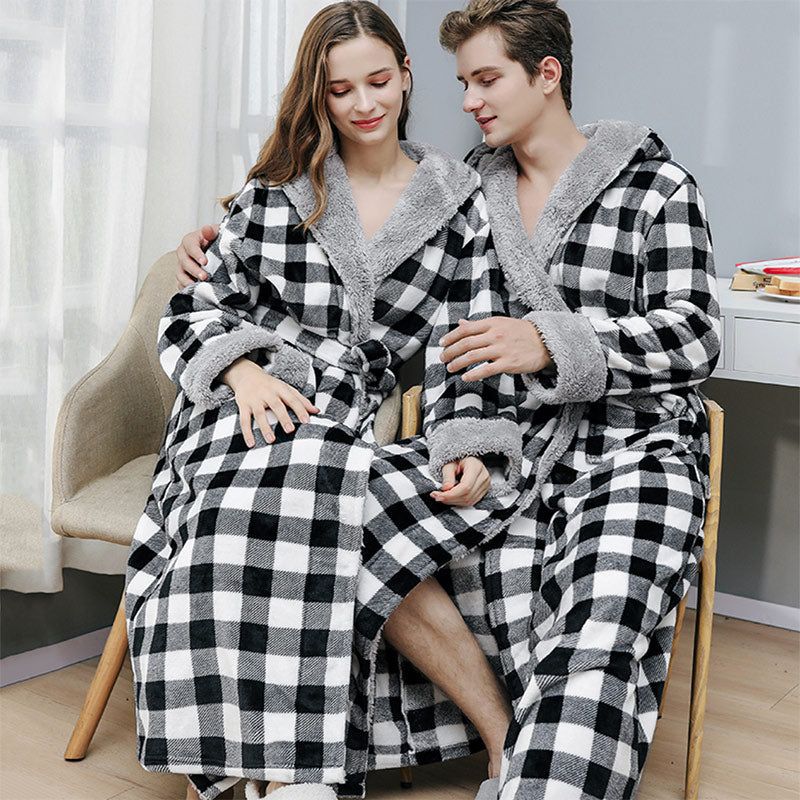 peignoir moelleux pour femme