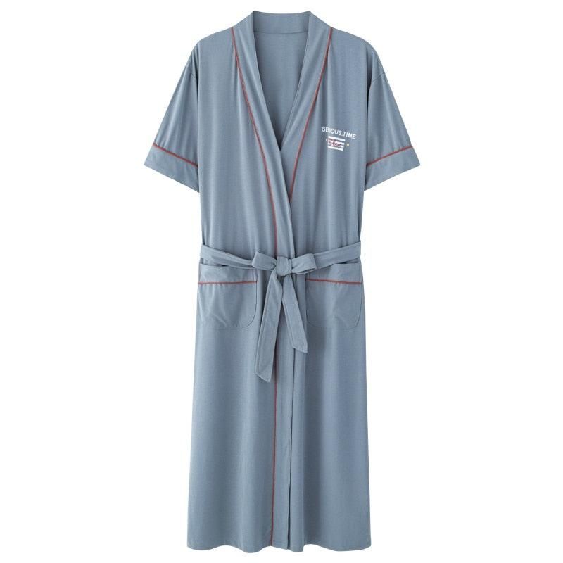 peignoir turquoise léger
