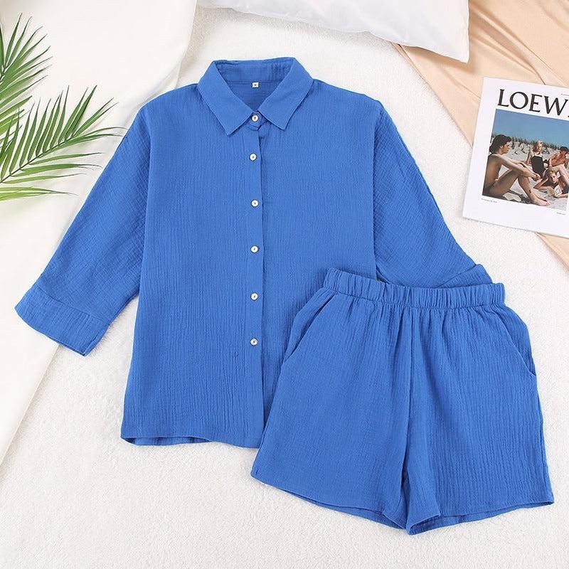 pyjama bleu marine pour femme