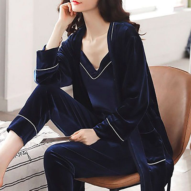 pyjama en velours kimono