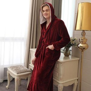 robe de chambre homme longue