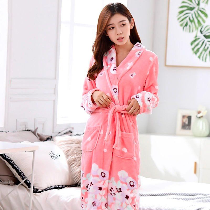 robe en velours style kimono