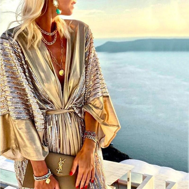 robe jaune d'été