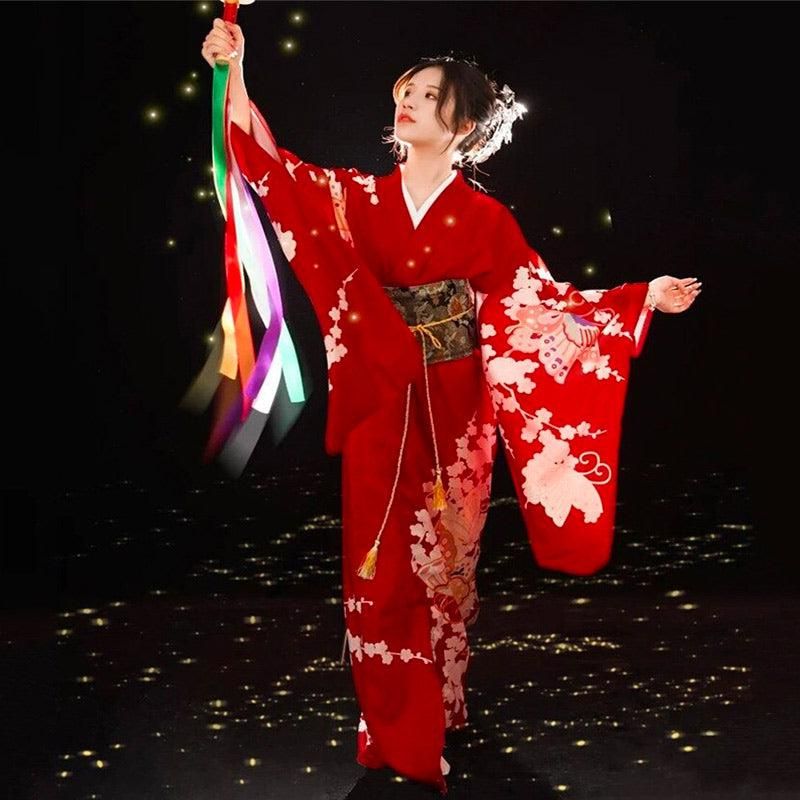 robe kimono femme pour cérémonie de mariage