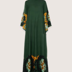robe kimono réversible émeraude