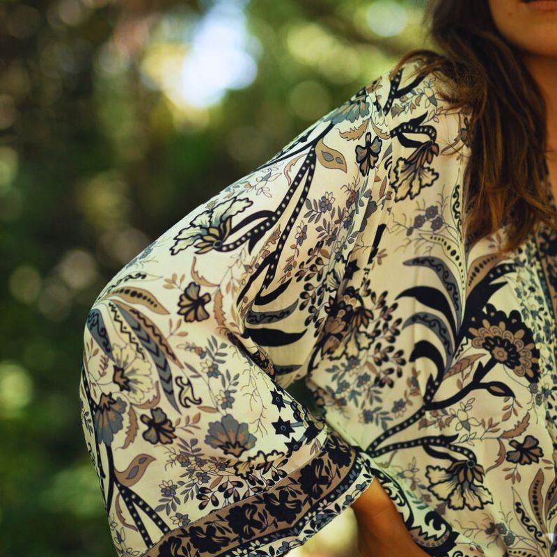 robe kimono soie chic