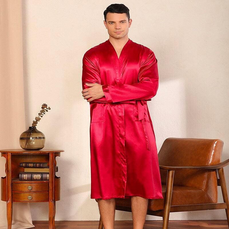 tenue homme kimono rouge