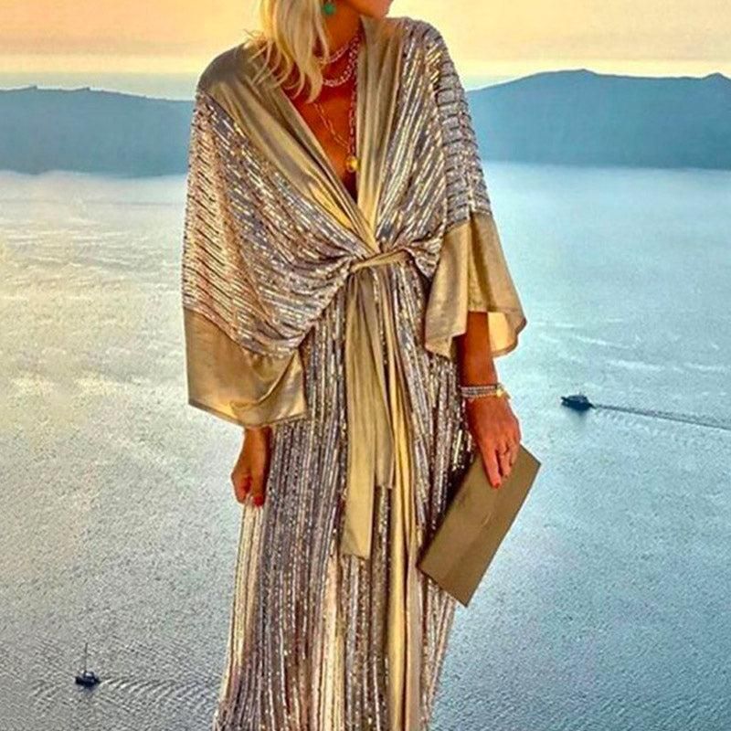 tenue de plage jaune