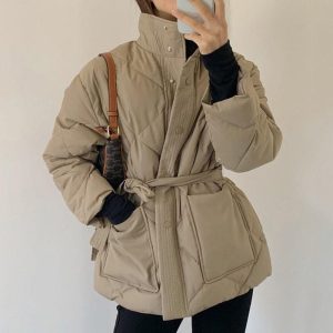 veste courte beige pour femme