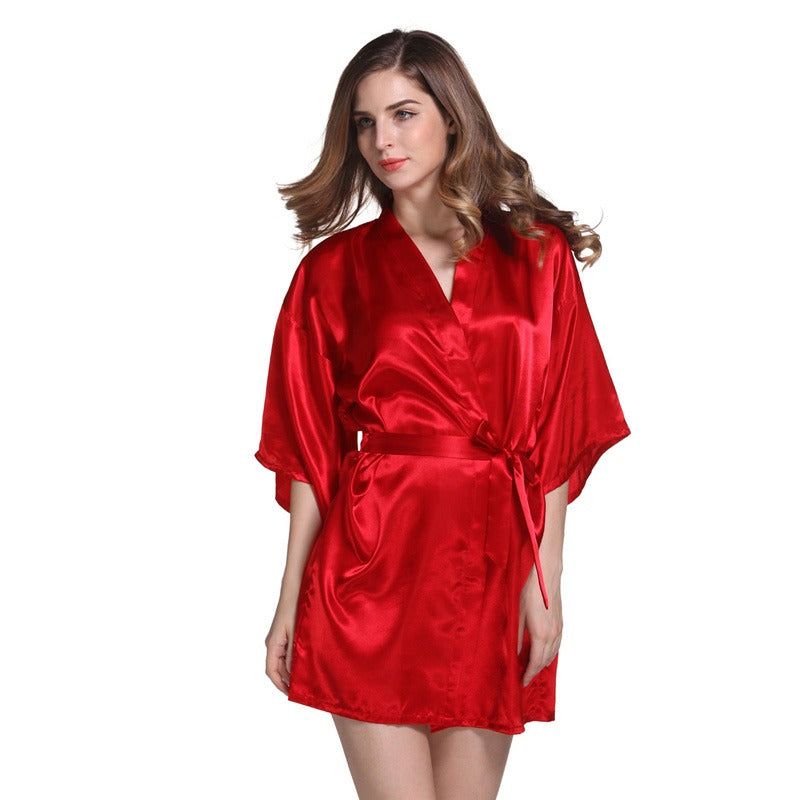 veste féminine kimono rouge