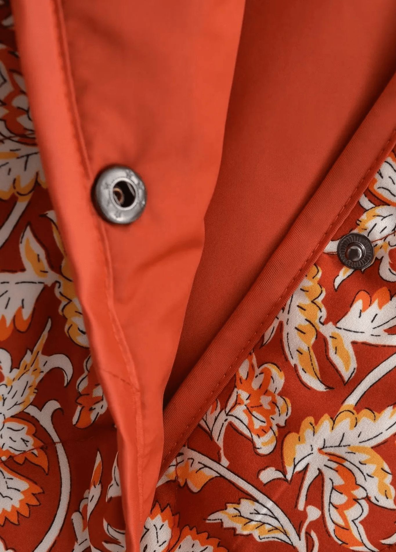 veste floral terracotta style kimono