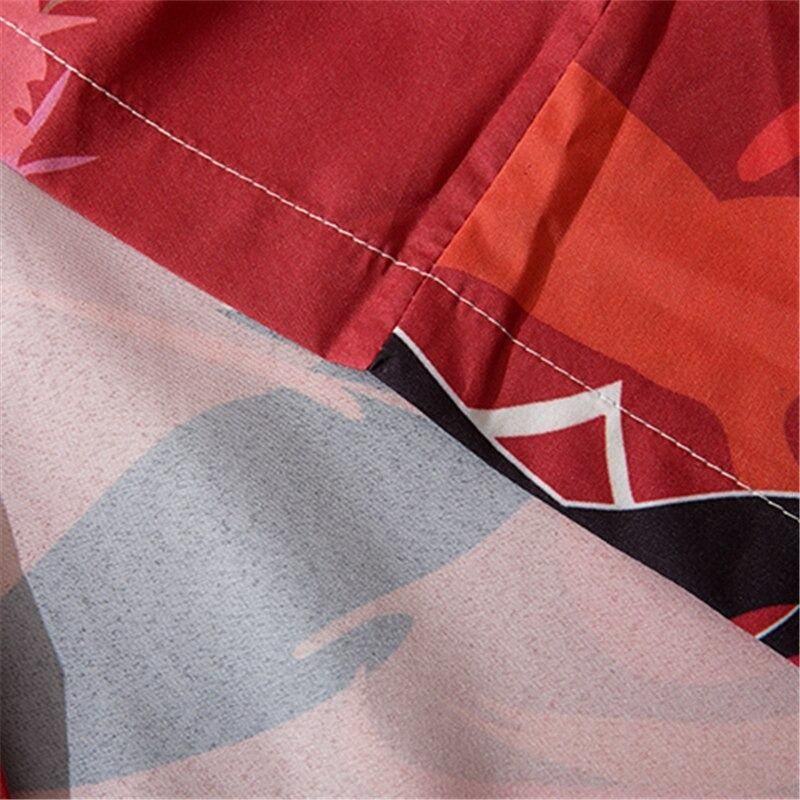 veste homme style kimono rouge
